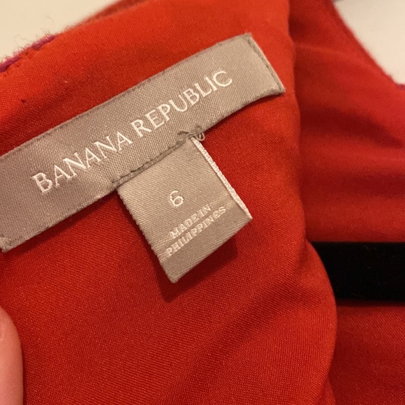 Banana Republic Pink and Orange Tweed Dress 6 - Picture 3 of 5